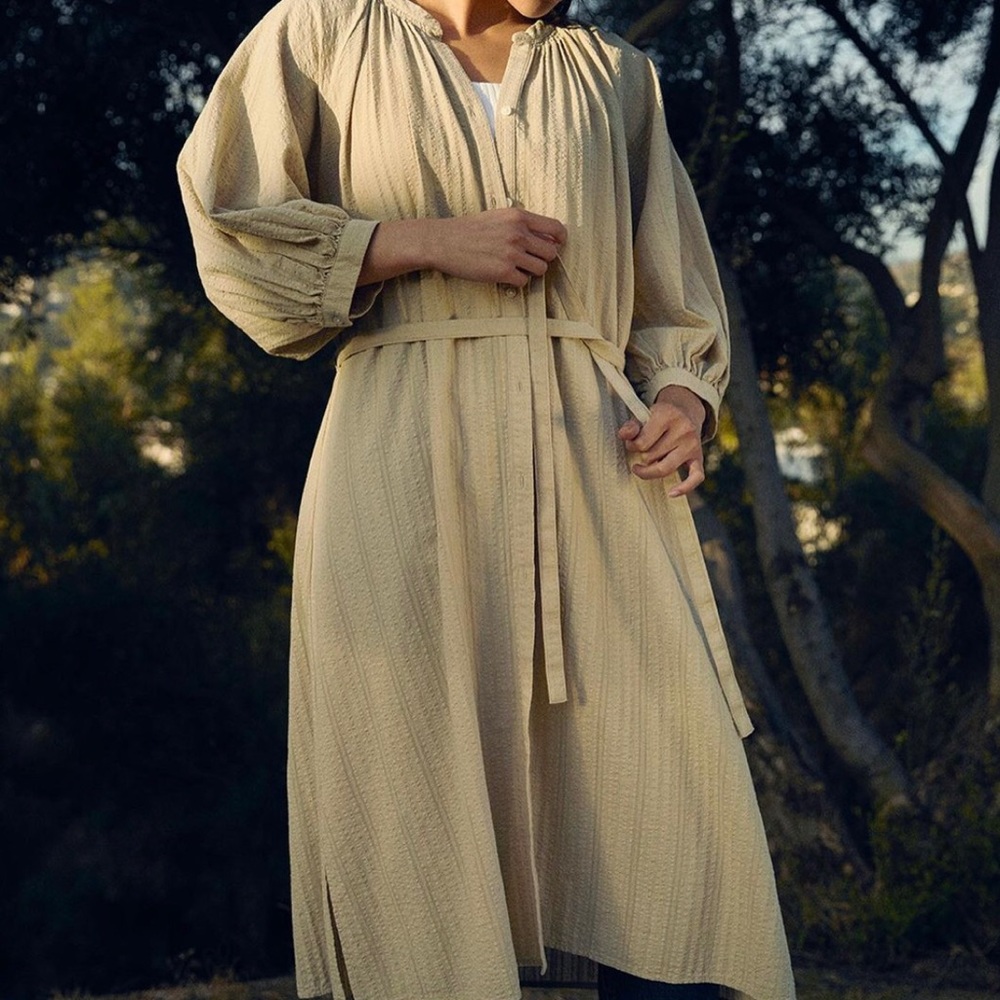 Cotton Midi Dress Uniqlo XS